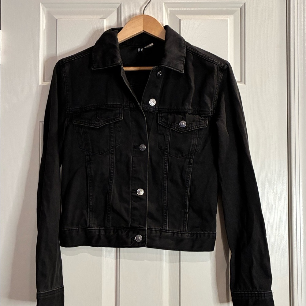 Divided By H&M Classic Black Jean Jacket